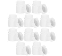 12 Bottigliette Piccole Hdpe 30ml con Tappo a Vite Bianco | Confezione da 12 Pezzi, Ricaricabili e Anti Fuoriuscita, per Integratori, Compresse, Farmacia, Campeggio