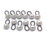 12 bottoni di estensione per colletto, lunghezza espandibile, con fibbia, pantaloni, collo e camicia, elasticità regolabile e pulsante di estensione