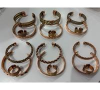 12 braccialetti in rame rame 6 magnetici + 6 anelli in rame 2 magnetici,