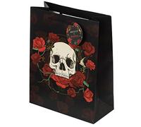 12 Buste Regalo - Teschi e Rose - Rose Rosse - L