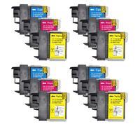 12 C/M/Y Cartucce di inchiostro per Brother DCP-373CW DCP-375CW DCP-377CW