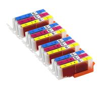 12 C/M/Y Cartucce d'inchiostro per sostituire Canon CLI-571 C/M/Y XL Compatibile