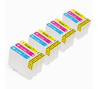 12 C/M/Y Cartucce d'inchiostro per Epson Stylus CX4300 DX4400 DX9400 DX7000F