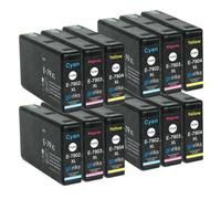 12 C/M/Y Cartucce d'inchiostro per Epson Workforce Pro WF-5110DW, WF-5190DW