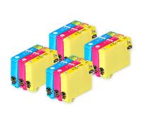 12 C/M/Y XL Cartucce d'inchiostro per Epson Workforce WF-7710DWF & WF-7715DWF