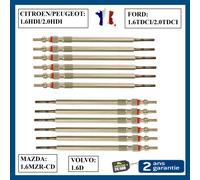 12 Candela Candelette per Citroën DS Fiat 1,6 1,6l 2,0 2,0L HDI Bluehdi