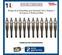 12 Candela Candelette Pinze per Clio Megane Express 1,9 Diesel 1,9D 1,9l D