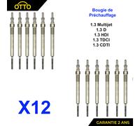 12 Candela Candelette Pinze per Lancia Musa Ypsilon 1.3 D Multijet 55210051