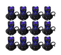 12 candele a LED a forma di tazza per Halloween, candele senza fiamma di alta qualità.