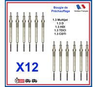12 Candele Di Pre Riscaldamento Per FORD KA 1.3 TDCi - 1724842 BS516M090AA
