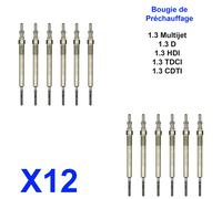 12 Candele Di Spine Per Bipper Nemo Aveo Ka 1.3 D HDI TDCI 5960L4