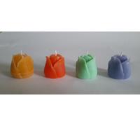 12 CANDELE PROFUMATE ROSELLINE ROSE PROFUMO FLOREALE DODICI REGALO CASA H 38 mm