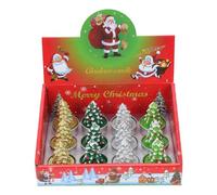 12 candele tealight fatte a mano delicato cappello di Babbo Natale albero di Natale candela cera pupazzo di neve alce pigna candele per la casa per feste, matrimoni, spa, decorazione della casa