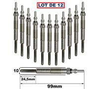 12 Candelette Motore F8Q Per Dacia Renault Suzuki Aluminium M10x100