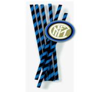 12 Cannucce Inter in cartone 19,5 cm