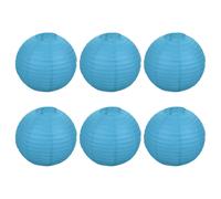 12" Carta Lanterne,6pz Rotondo Lampada Ombra,Cielo Blu