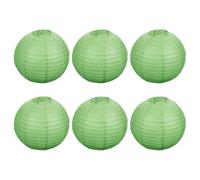 12" Carta Lanterne,6pz Rotondo Lampada Ombra,Erba Verde