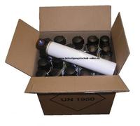 12 cartucce a gas blu adatte per Fuel Cell Spit Pulsa 1000 Würth DIGA CS-1 Powers C3 152 mm valvola blu