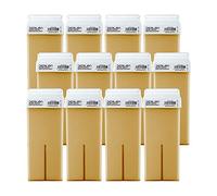 12 cartucce di cera depilatoria Roll On da 100 ml Miele | Pack 12 x Roll-on cera per depilazione