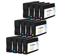 12 Cartucce d'inchiostro (Set) per HP Officejet Pro 6230 & 6830 e-All-in-One