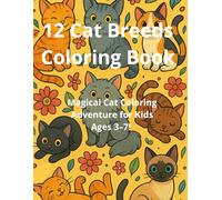 12 Cat Breeds: Coloring Book