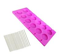 12 cavity in silicone silicone rotondo lecca-lecca -bpa senza bpa cioccolato cioccolato torta di decorazioni di decorazioni vassoio gelatina cubetti cubetti di lecc