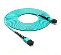 12 Cavo patch in fibra 3 m LSZH 40G 100G High 12 Patch in fibra (8 | Rivestimento in plenum LSZH, emette fumo minimo, per zero alogeni, ignifugo per spazi interni di trattamento dell'aria