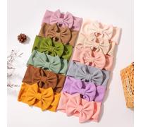 12 cerchietti per capelli in nylon per bambine da 17,8 cm, fatti a mano, per neonati, accessori per capelli per neonate