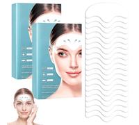 12 cerotti antirughe per fronte, con collagene e aloe vera, cerotti antirughe per il viso, per levigare le rughe della fronte e le rughe mimice, ridurre le rughe della fronte e le rughe del sorriso
