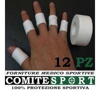 12 CEROTTI SPORTIVI TAPE TAPING / PROTEZIONE DITA PORTIERE/VOLLEY/RUGBY/BASKET
