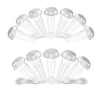 12 cestini rotondi di ricambio e cupole per la coltivazione, accessori da giardino, perfetti per la germinazione e le prime fasi di sviluppo delle piante (12 pezzi)