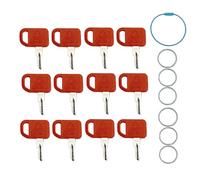 12 chiavi di accensione compatibili con Jo-hn Deere Skid Steer 260 280 313 315 317 328E 329D 329E Compact Tracked Loader CT315 319D CT322 323D 329D CT332 333D Sostituire T209428 AT1949 69