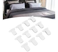 12 Clip di Fissaggio Imbottite per Piumoni - Fermacoperta Professionale che Impedisce lo Scivolamento e Coperte Facile Usare su Letti, Trapunte Lettini Estetista a Pressione un Sicuro Stabile