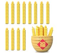 12 Clip Per Sacchetti Di Patatine Fritte, Eiflayn Mollette Chiudi Sacchetti, Mollette Cucina,Clip Per Sacchetti Alimentari Con Scatola Magnetica, Per Conservare Cibo (Spiga di Grano)