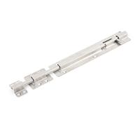 12 cm in acciaio INOX con lucchetto, per porta scorrevole