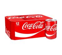12 COCA COLA REGULAR ORGINAL MINI LATTINE LATTINA DA CL 15