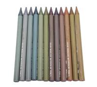 12 Color Woodless Pencil Set Oil Based Colorful Drawing Pencils Solid Premium Pigmented Pencils for Drawing Writing Shading (Type 2)