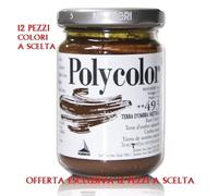 12 COLORI ACRILICI POLYCOLOR A SCELTA (CLASSIC REFLECT E BODY) MAIMERI 140ml
