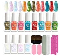 12 Colori Unghie Arte Gel Polish Set Con Unghie File Pennello Punta Divisore Accessori Per Manicure Creativo Disegni Moda