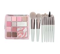 12 Colours Eyeshadow Palette, 12 Tonalità, Blush, Highly Pigmented Waterproof Long Lasting Nude Make Up Eye Palette, Long-Lasting and Easy to Blend, Crea diversi look per il trucco degli occhi