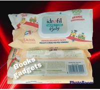 12 Conf (1200 Salviette) Idrofil Salviettine Baby Detergenti Nettare di Miele