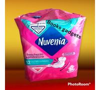 12 Conf. (144 Assorbenti) Nuvenia Ultra Ultra Lungo con Ali Flusso Abbondante