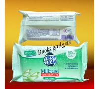 12 Conf (144 Salviettine) Fresh & Clean Salviette Milleusi Natural Igieniz. Aloe