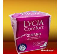 12 Conf.(168 Assorbenti) Lycia Day Comfort Giorno Anatomico con Ali Ultrasottile