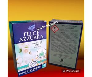 12 Conf. Felce Azzurra Muschio Bianco Ricarica per Diffusore Elettrico Luminoso