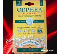 12 Conf. Orphea Salvalana (144 Fogli) Profumati Armadi Cassetti Profumo di Fiori