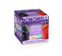 12 Confezioni Bonomelli Infuso Uva Nera e Fragola 12 Filtri