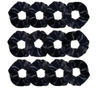 12 confezioni di elastici per capelli in velluto premium SoftSolid, elastici premium per coda di cavallo per donne o ragazze, accessori per capelli (colour 6,12)