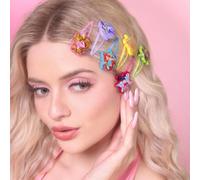 12 confezioni di fermagli per capelli da ragazza, dolci e carini, con motivi divertenti, accessori per capelli da donna, adatti per fissare la frangia e i capelli danneggiati, in stile Y2K Tagli Unica