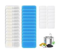 12 confezioni di filtri per fontana per gatti compatibili con Oneisall PWF-001 2L/67ozCat Water Fountain, spugne pre-filtrate